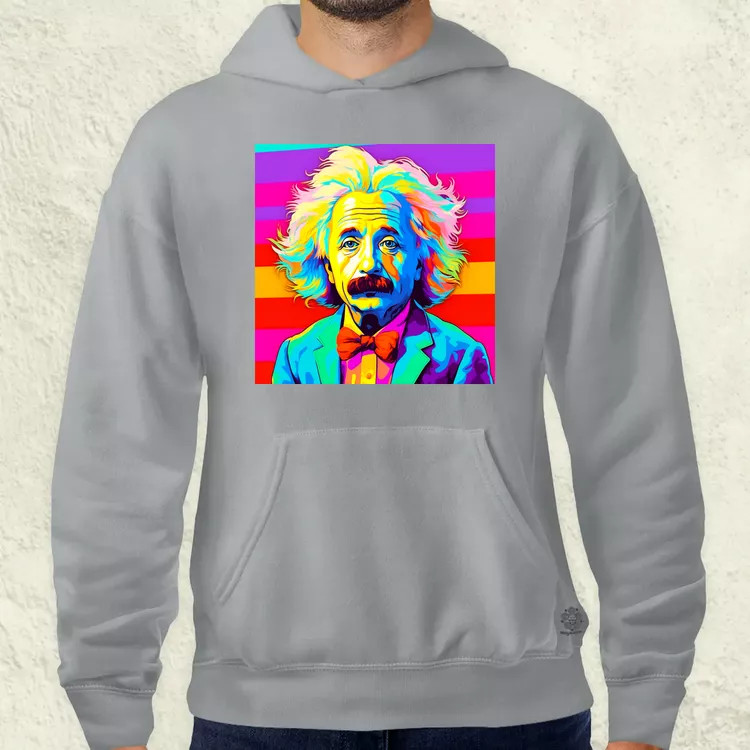 Pop art Einstein v14 férfi pulóver