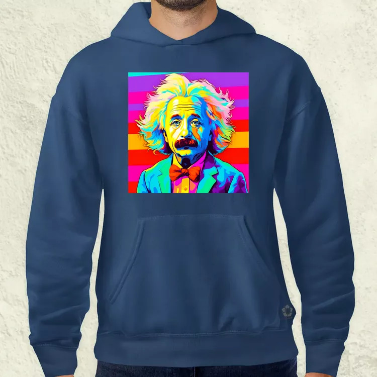 Pop art Einstein v14 férfi pulóver