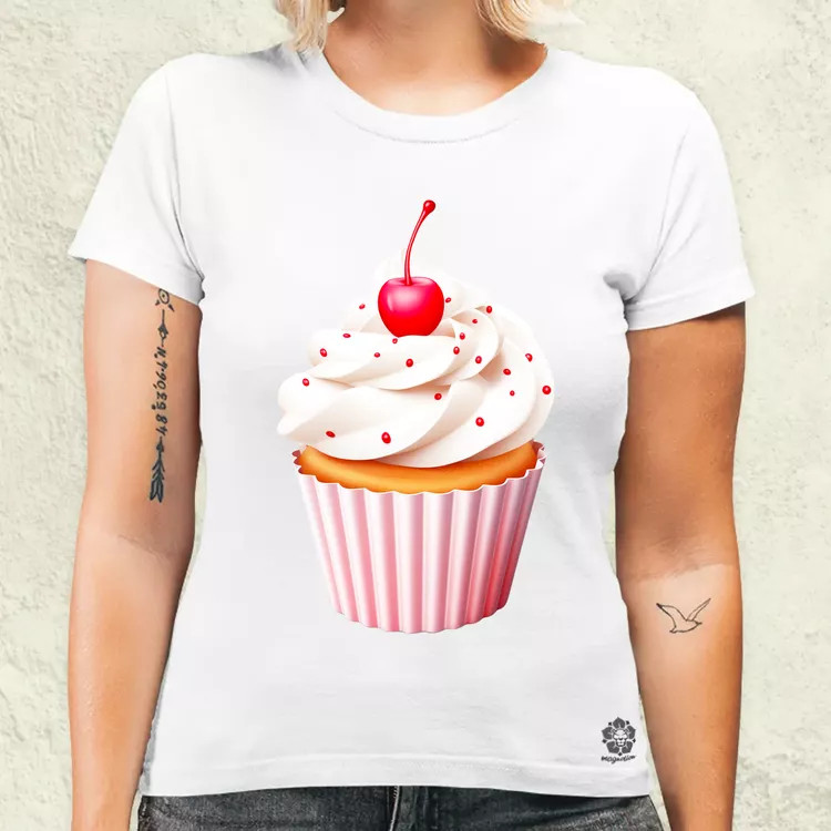 Cupcake v1 női póló