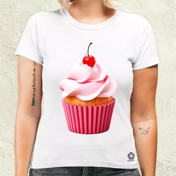 Cupcake v2 női póló