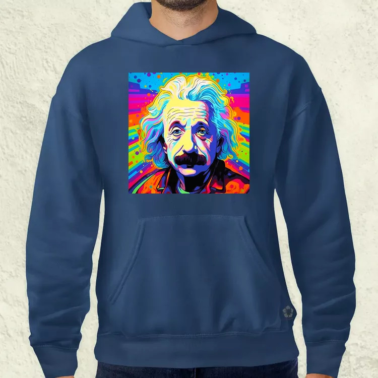 Pop art Einstein v15 férfi pulóver