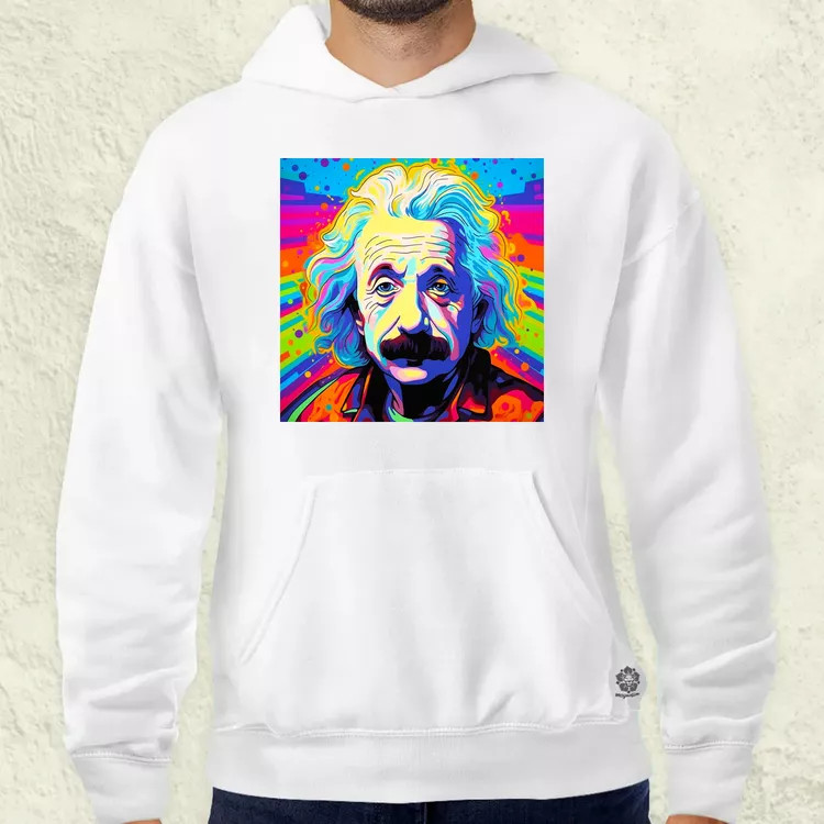 Pop art Einstein v15 férfi pulóver