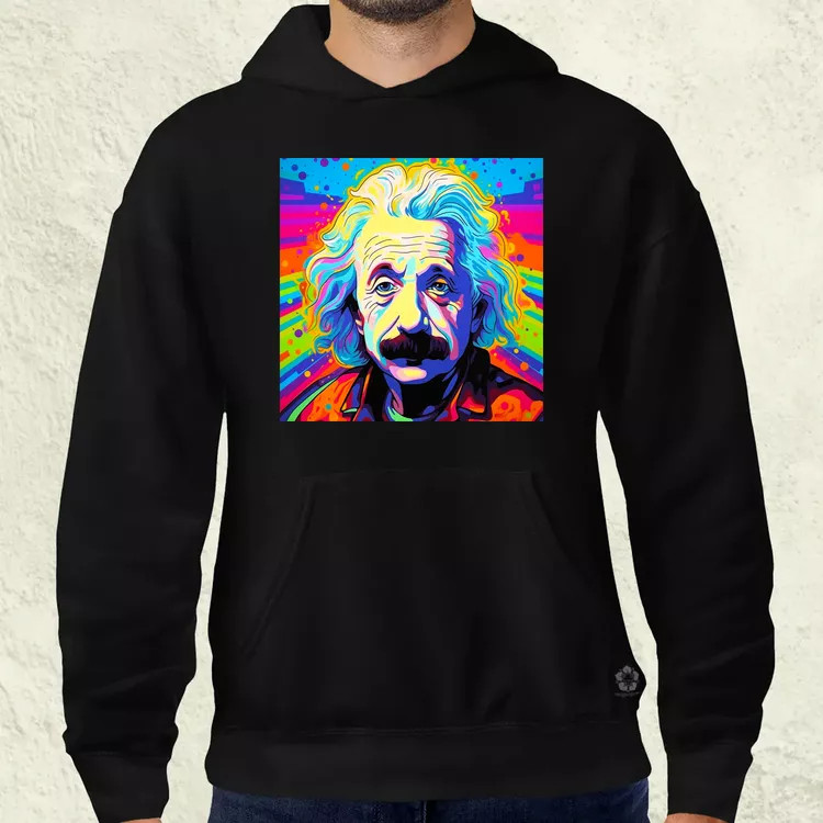 Pop art Einstein v15 férfi pulóver