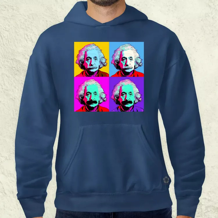 Pop art Einstein v2 férfi pulóver