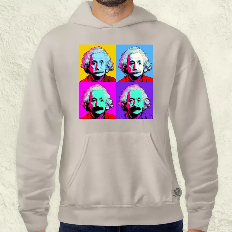 Pop art Einstein v2 férfi pulóver