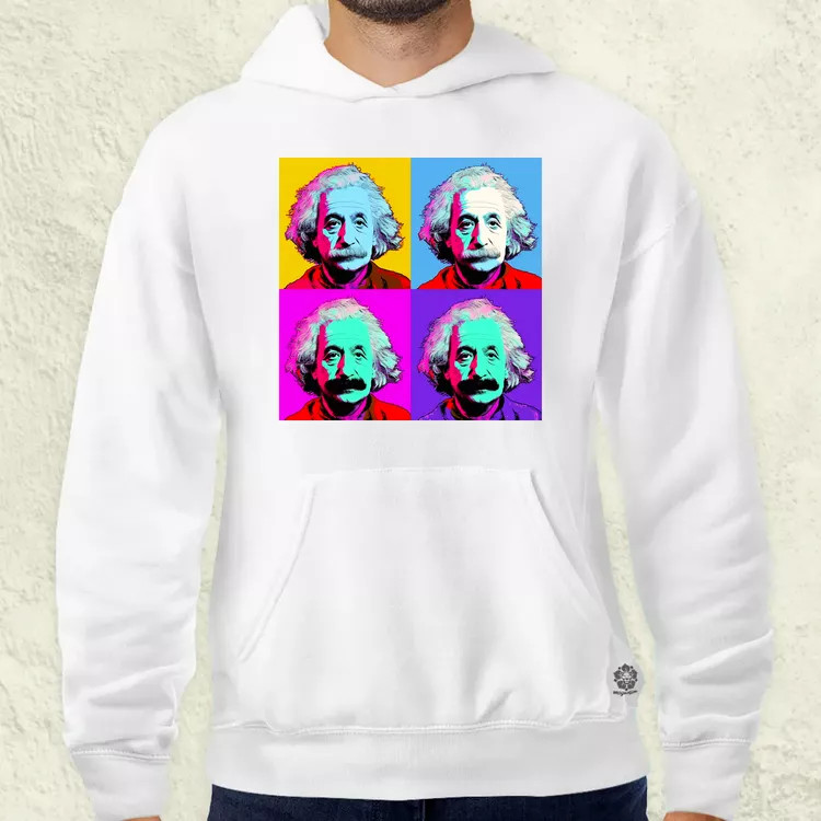 Pop art Einstein v2 férfi pulóver