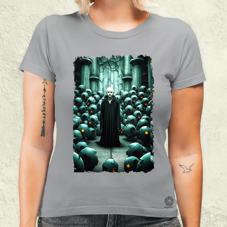 Disztopikus leszármazott v2 női póló