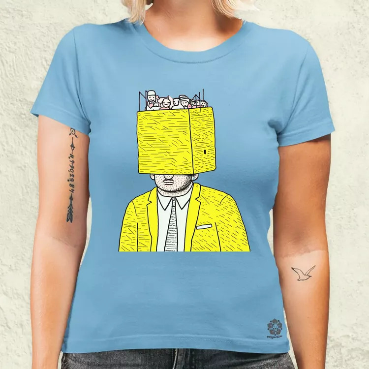 Doboz Fej v2 női póló