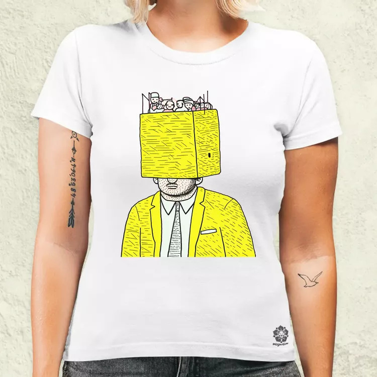 Doboz Fej v2 női póló