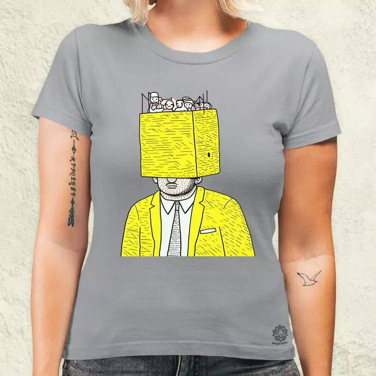 Doboz Fej v2 női póló