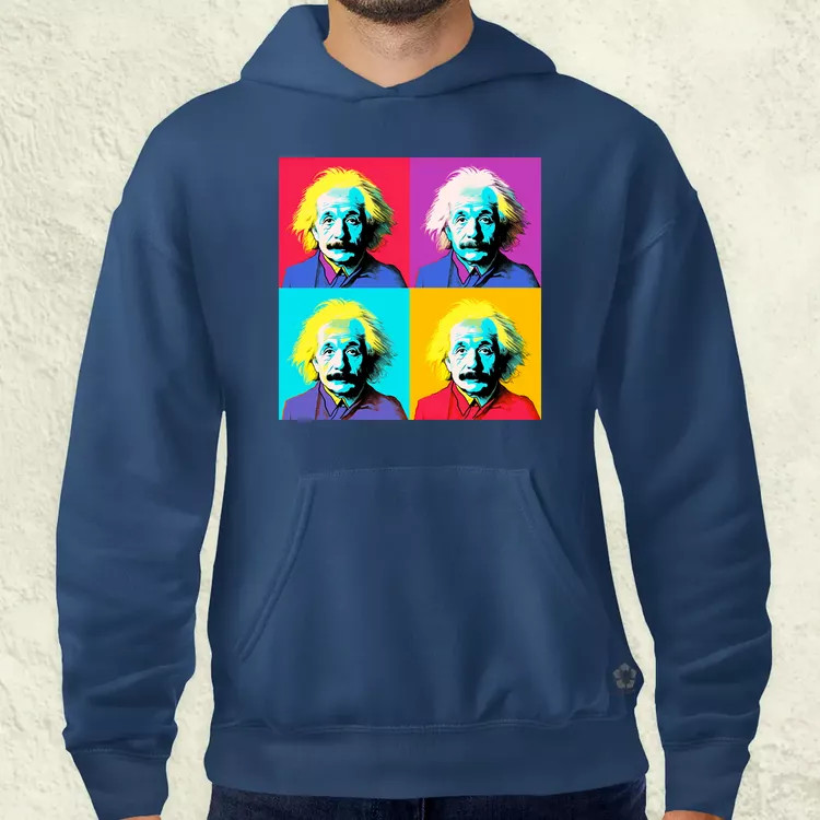 Pop art Einstein v3 férfi pulóver