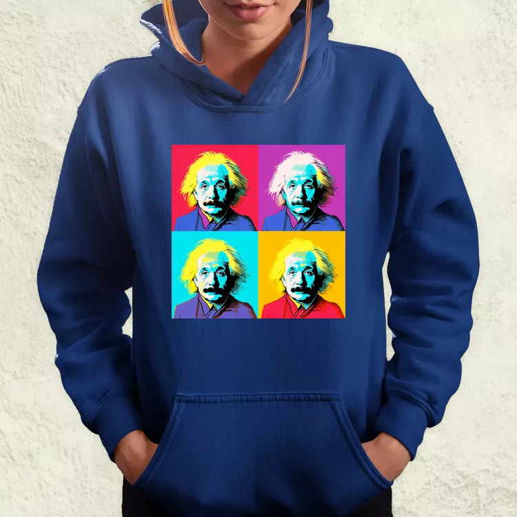 Pop art Einstein v3 női pulóver