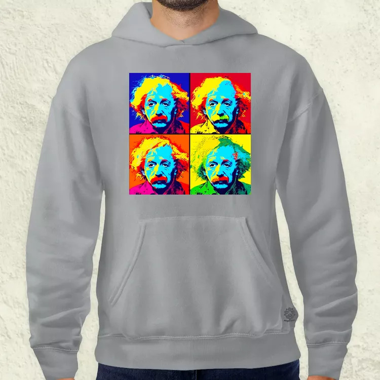 Pop art Einstein v4 férfi pulóver