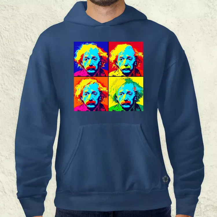 Pop art Einstein v4 férfi pulóver