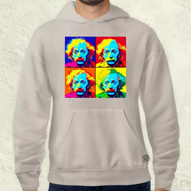 Pop art Einstein v4 férfi pulóver