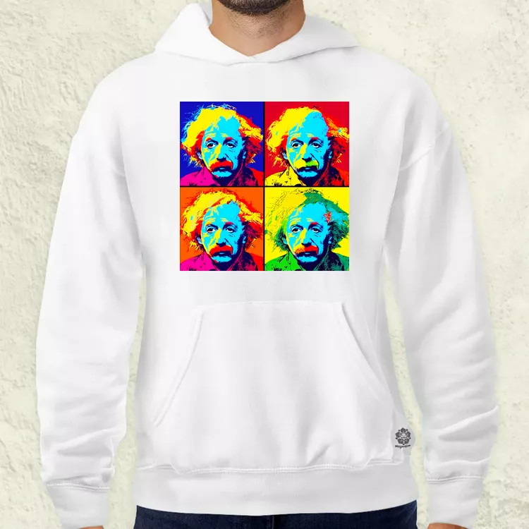 Pop art Einstein v4 férfi pulóver
