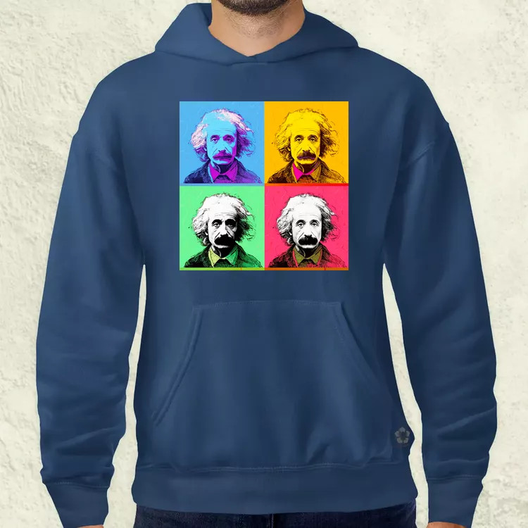 Pop art Einstein v6 férfi pulóver