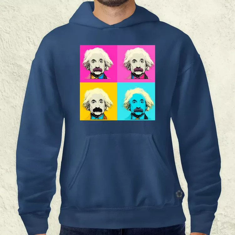 Pop art Einstein v7 férfi pulóver