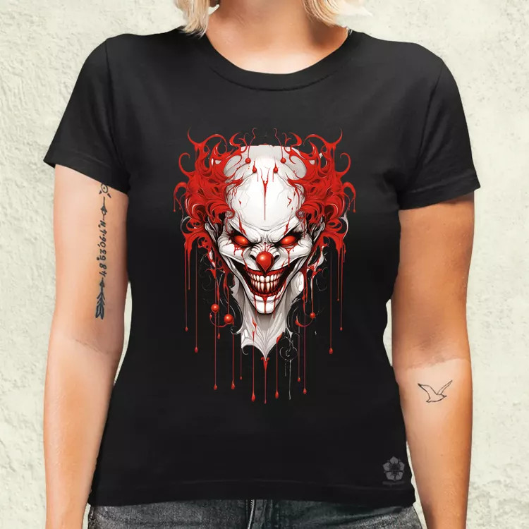 Gothpunk bohóc v4 női póló