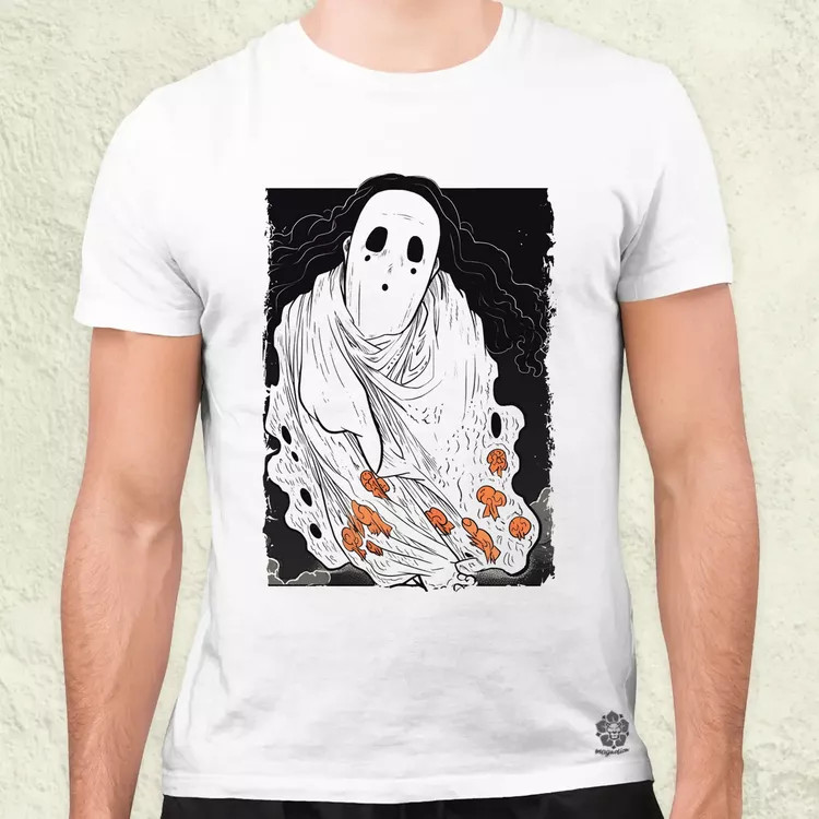 Japán bizarr szellem v3 férfi póló