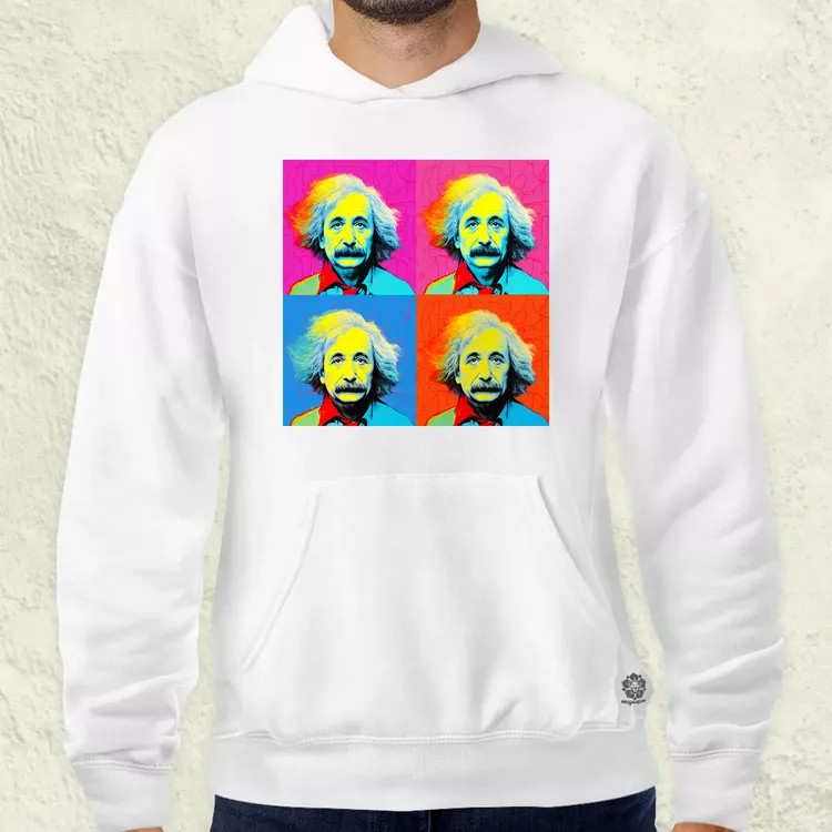 Pop art Einstein v9 férfi pulóver