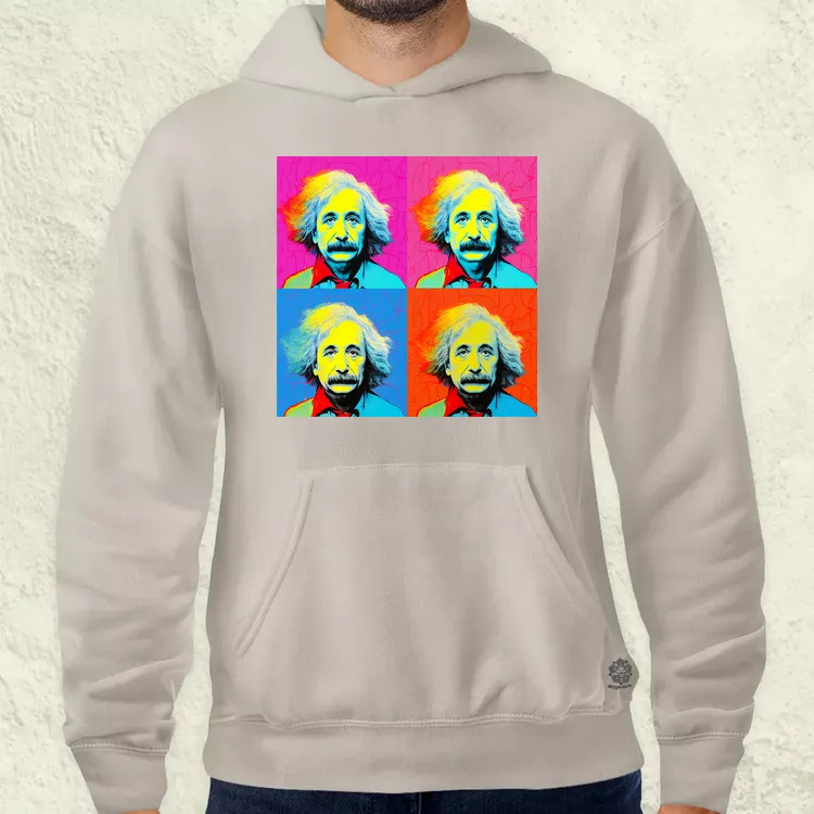 Pop art Einstein v9 férfi pulóver