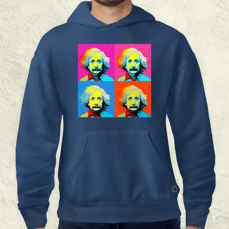 Pop art Einstein v9 férfi pulóver