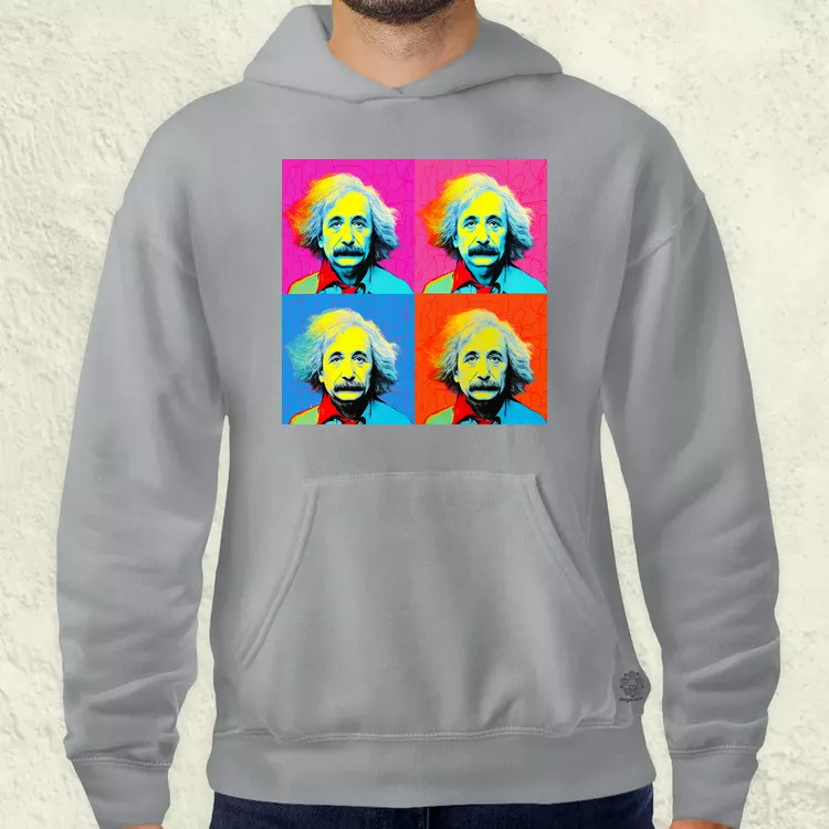 Pop art Einstein v9 férfi pulóver