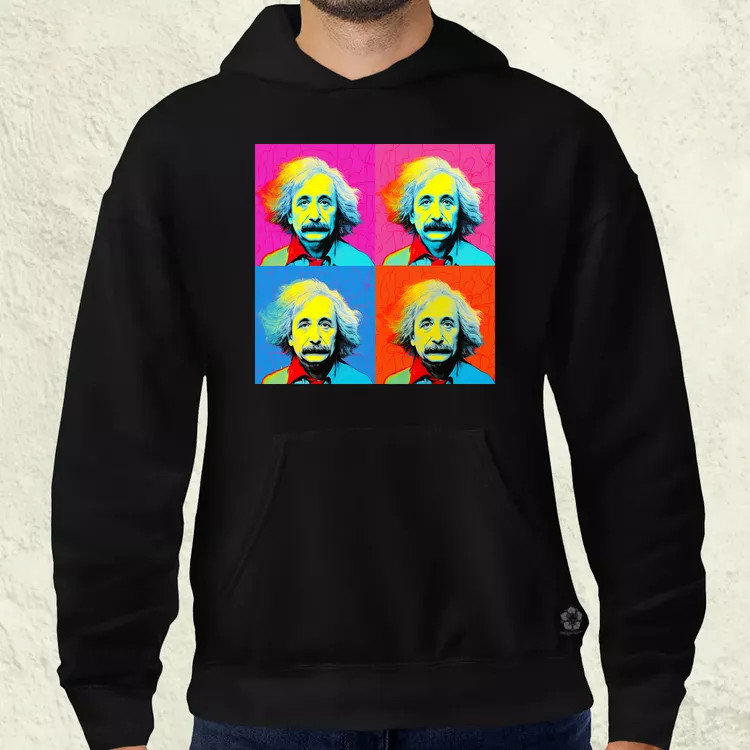 Pop art Einstein v9 férfi pulóver