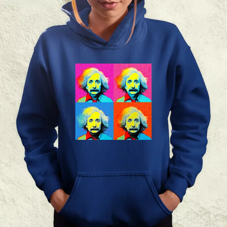 Pop art Einstein v9 női pulóver
