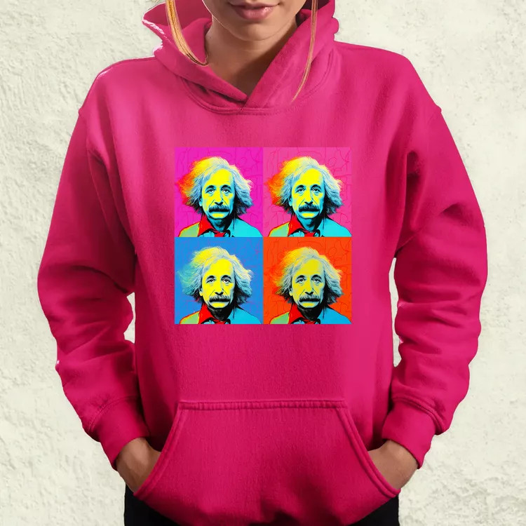 Pop art Einstein v9 női pulóver