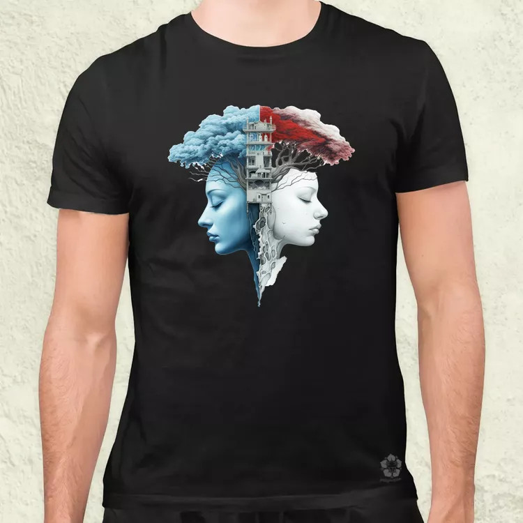 Mély gondolatok v4 férfi póló