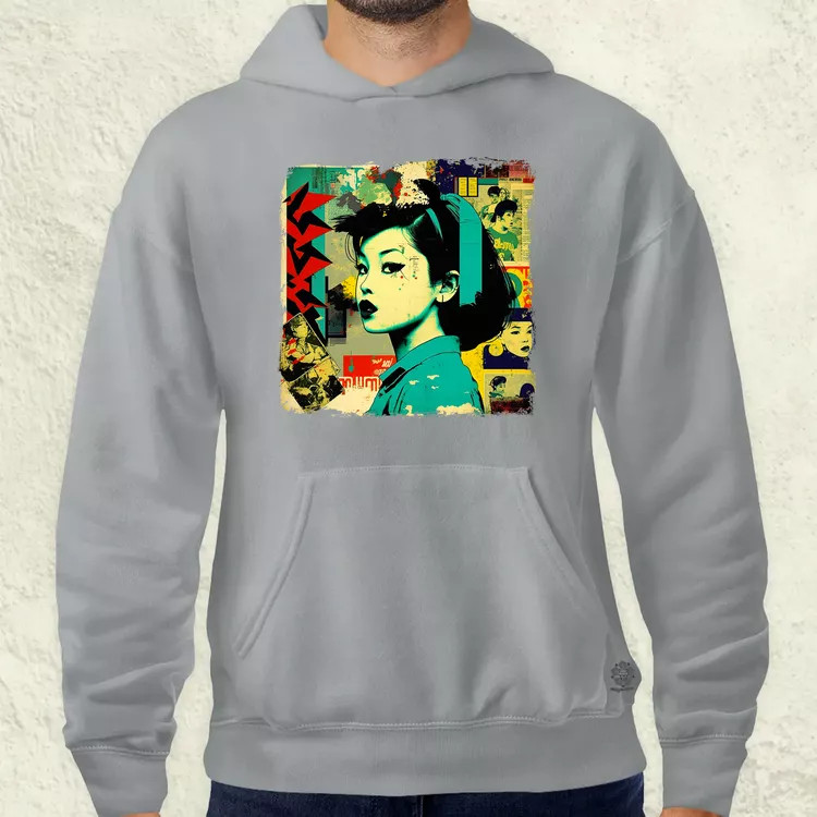 Pop art kollázs v1 férfi pulóver