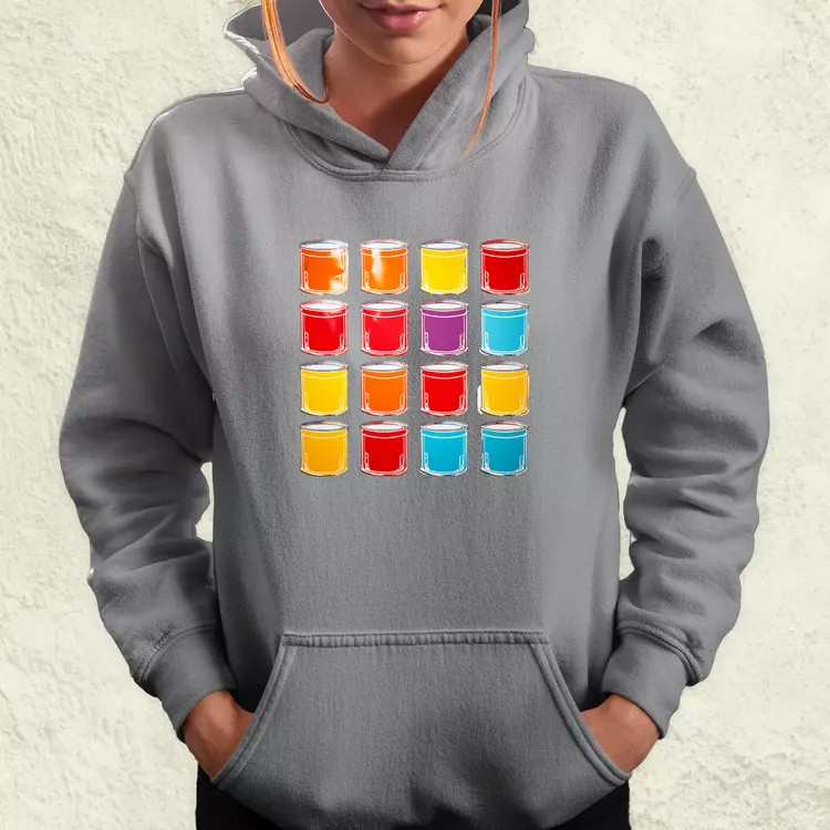 Pop art konzervdobozok v1 női pulóver