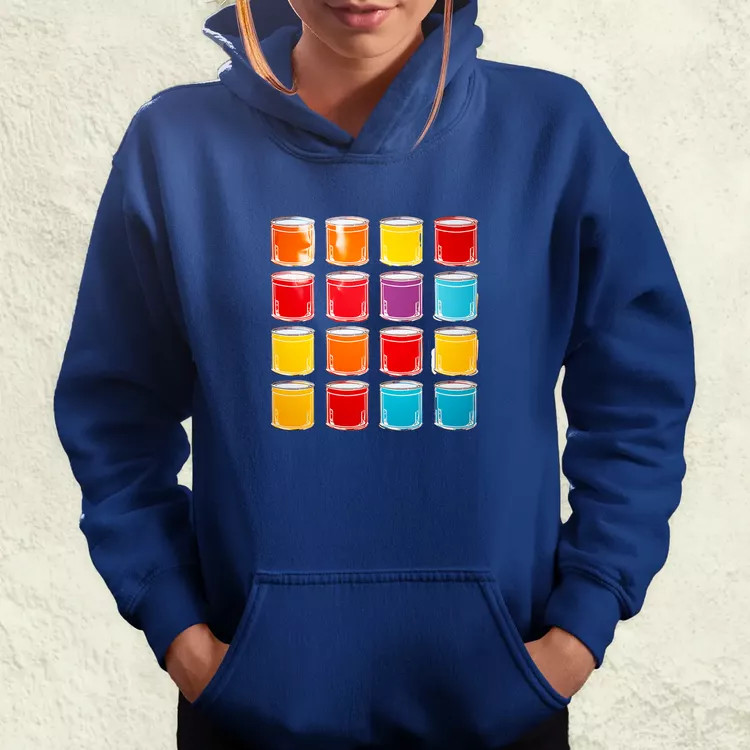 Pop art konzervdobozok v1 női pulóver