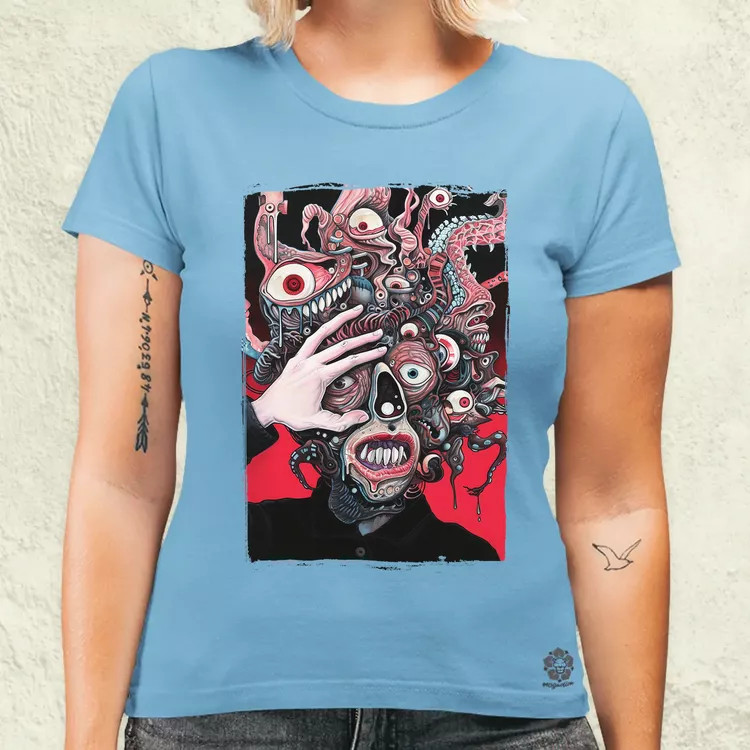 Szürreális képzelet poszter v26 női póló