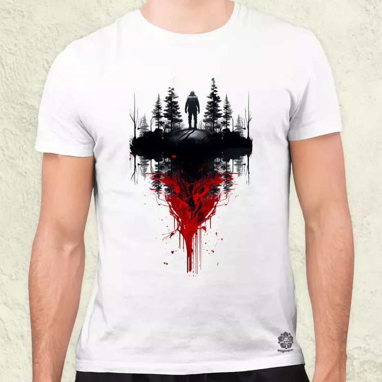 Túlélőhorror v1 férfi póló