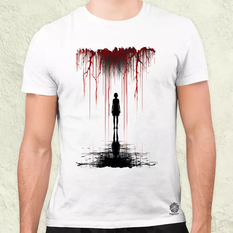 Túlélőhorror v2 férfi póló