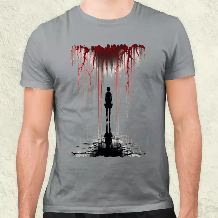 Túlélőhorror v2 férfi póló