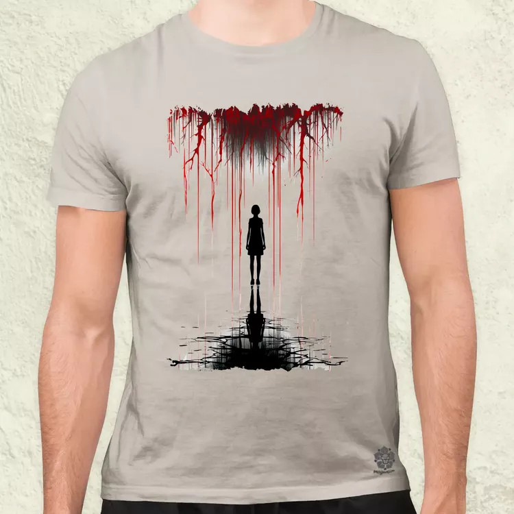 Túlélőhorror v2 férfi póló