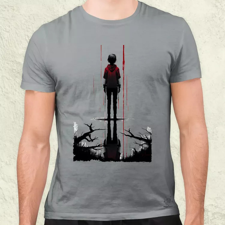 Túlélőhorror v3 férfi póló