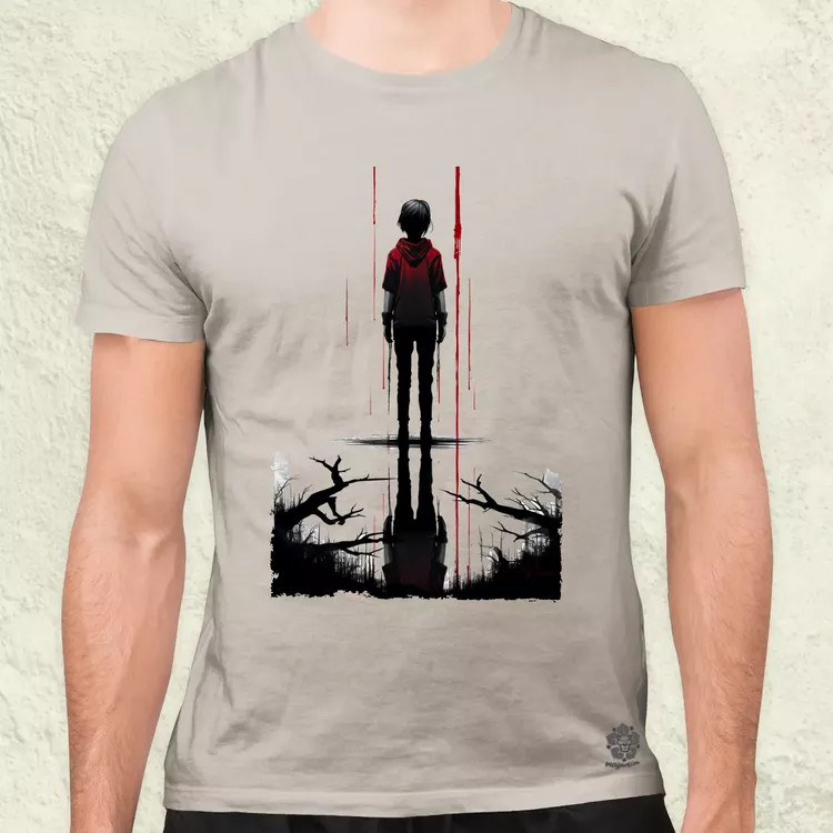 Túlélőhorror v3 férfi póló