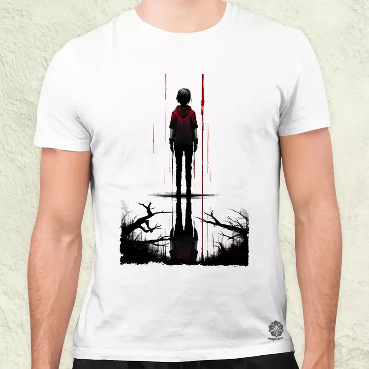Túlélőhorror v3 férfi póló
