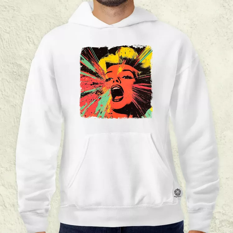 Pop art Marilyn Monroe v5 férfi pulóver