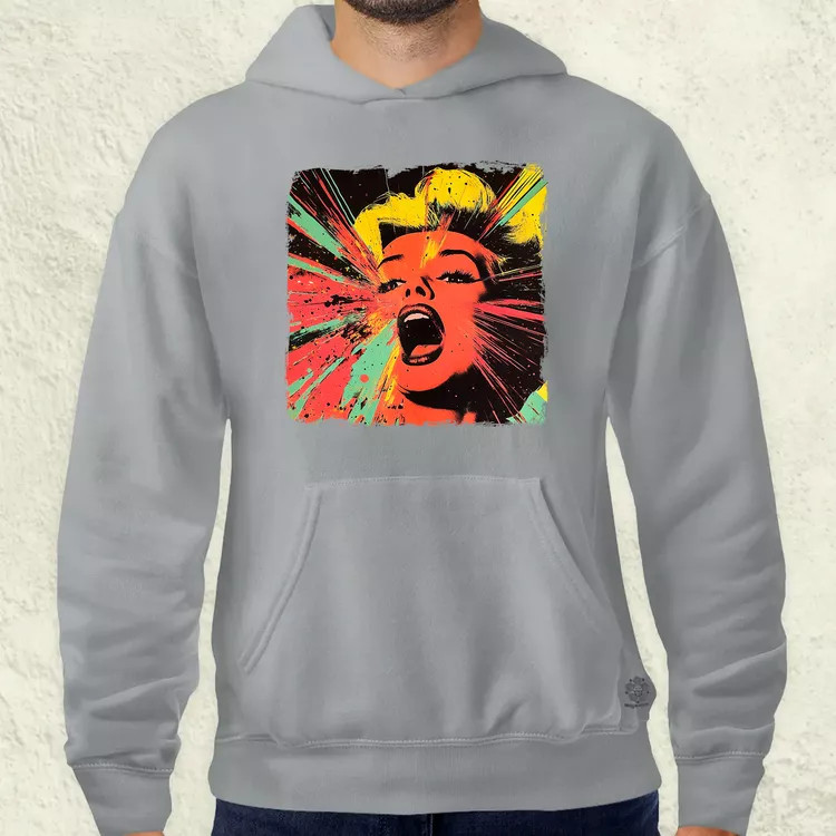 Pop art Marilyn Monroe v5 férfi pulóver
