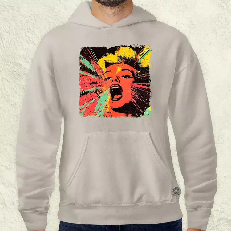 Pop art Marilyn Monroe v5 férfi pulóver