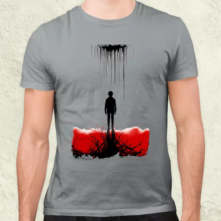 Túlélőhorror v4 férfi póló