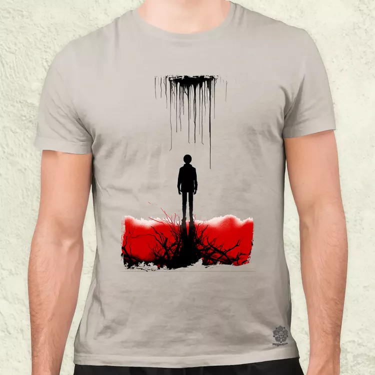 Túlélőhorror v4 férfi póló