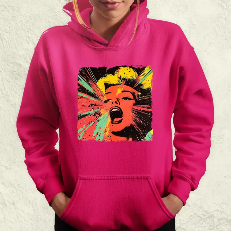 Pop art Marilyn Monroe v5 női pulóver