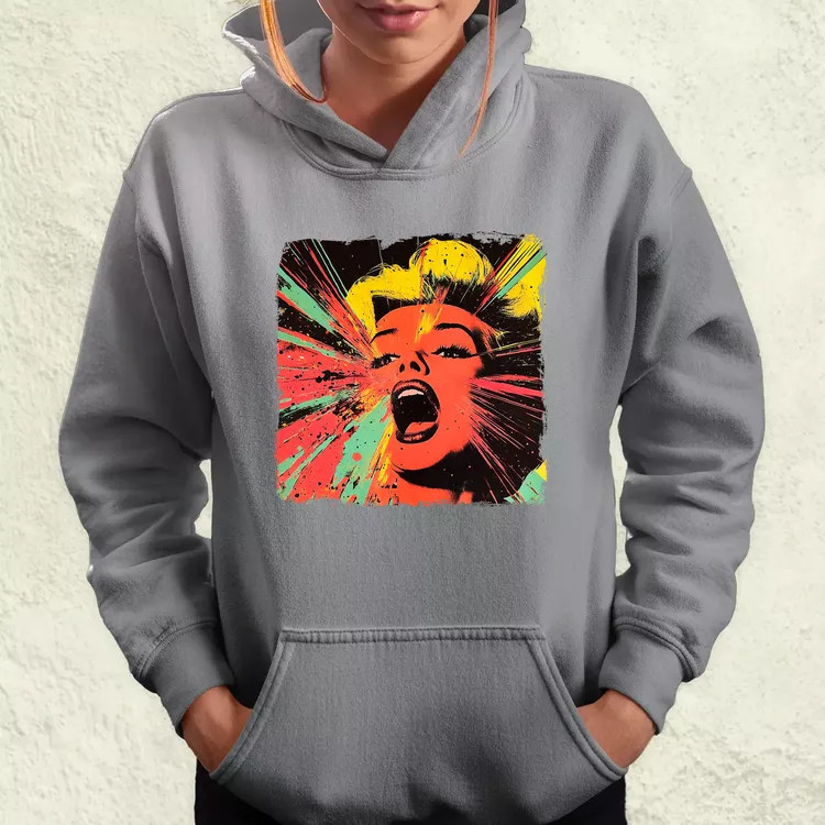 Pop art Marilyn Monroe v5 női pulóver